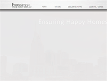Tablet Screenshot of foundationtande.com